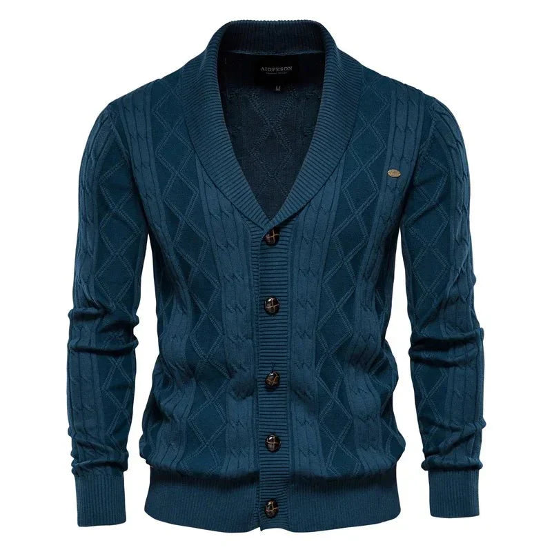 Olivier | Herren Strickjacke mit Knopfverschluss