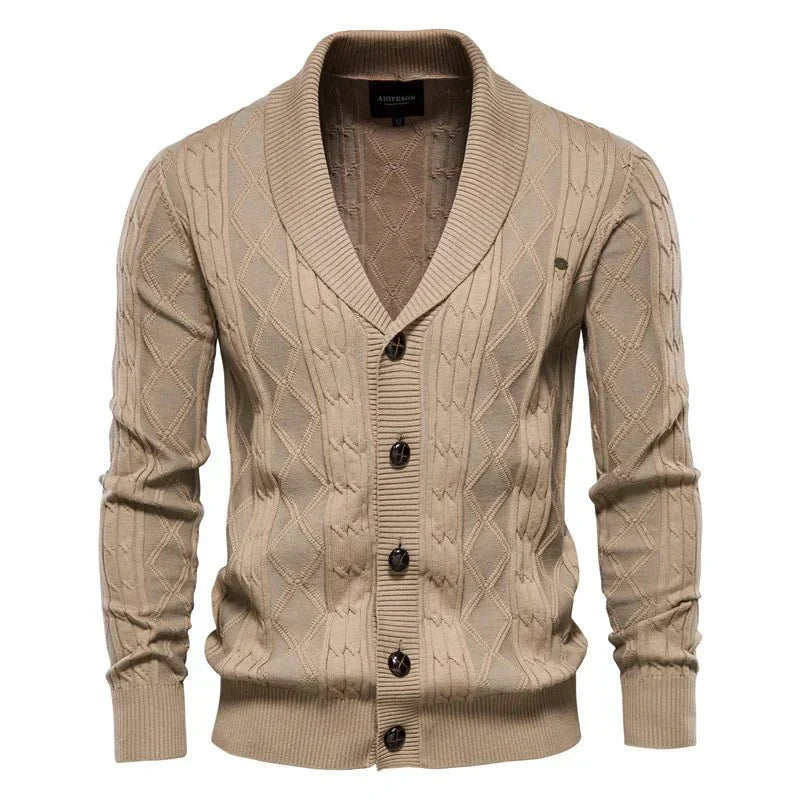 Olivier | Herren Strickjacke mit Knopfverschluss