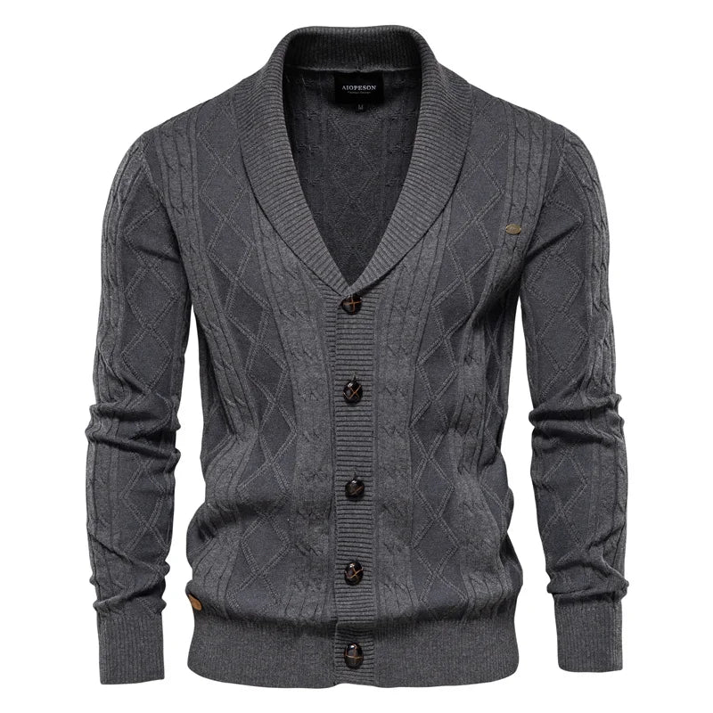 Olivier | Herren Strickjacke mit Knopfverschluss