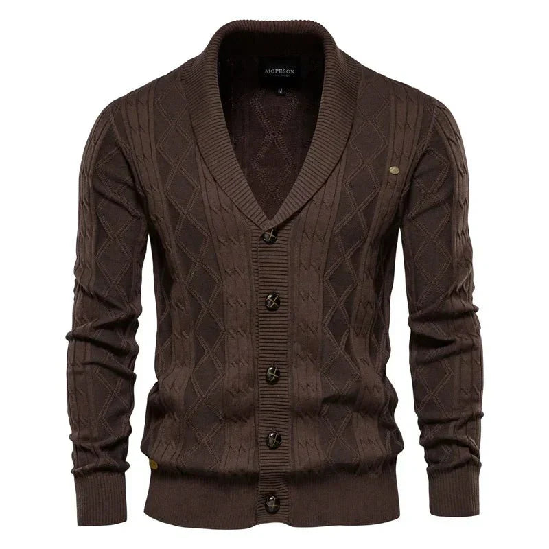 Olivier | Herren Strickjacke mit Knopfverschluss