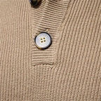 Michiel | Herrenpullover mit Knopfdesign