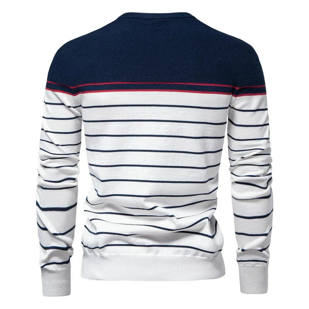 Sebastian | Herrenpullover im Streifenlook
