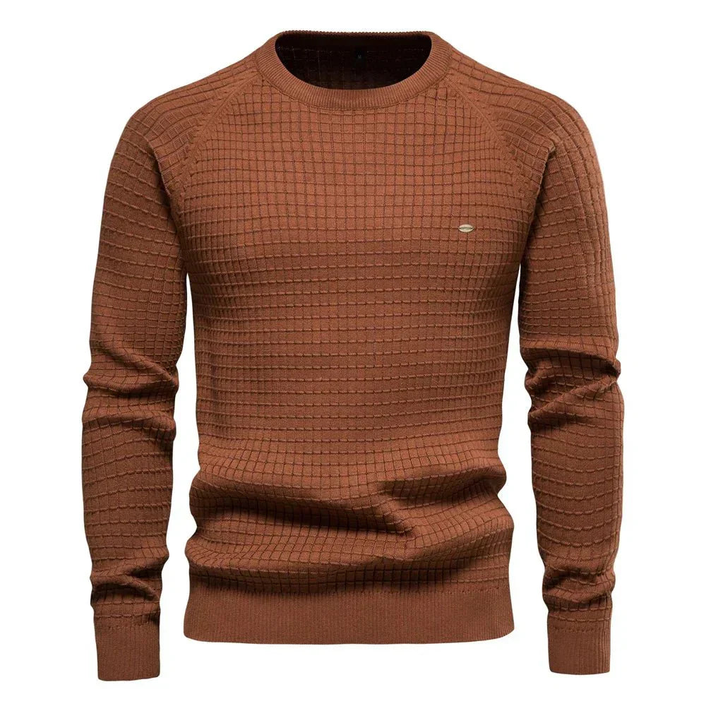 Vincent | Herrenpullover im Rautendesign