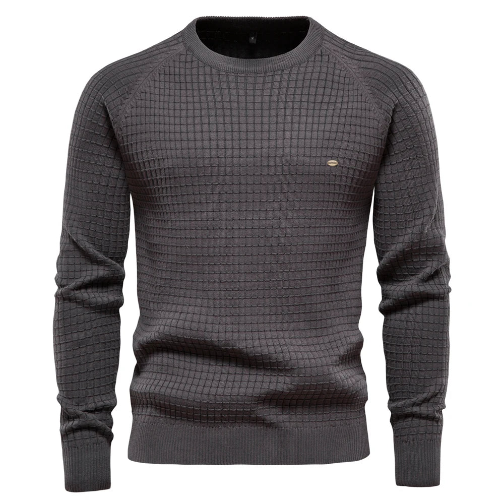 Vincent | Herrenpullover im Rautendesign