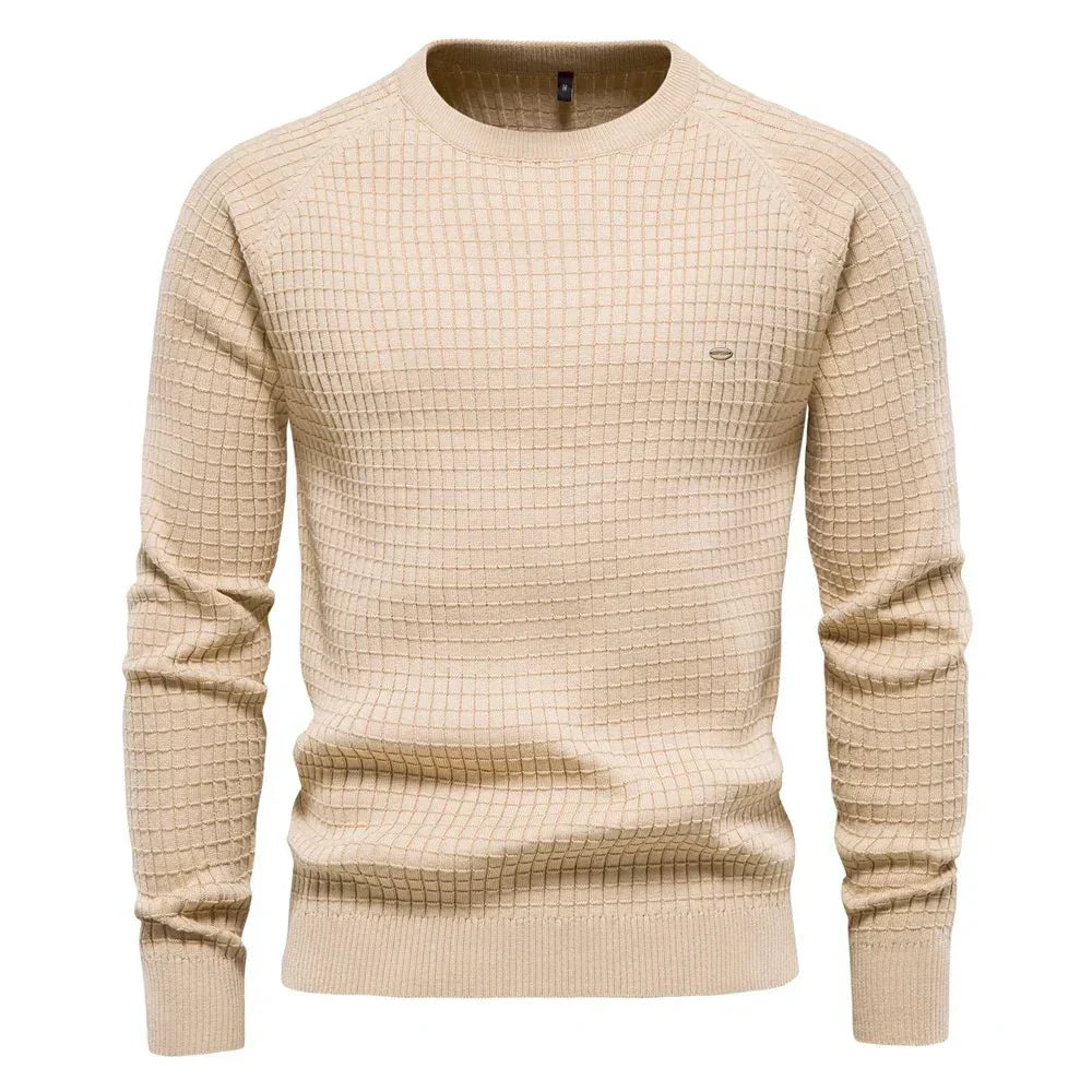 Vincent | Herrenpullover im Rautendesign
