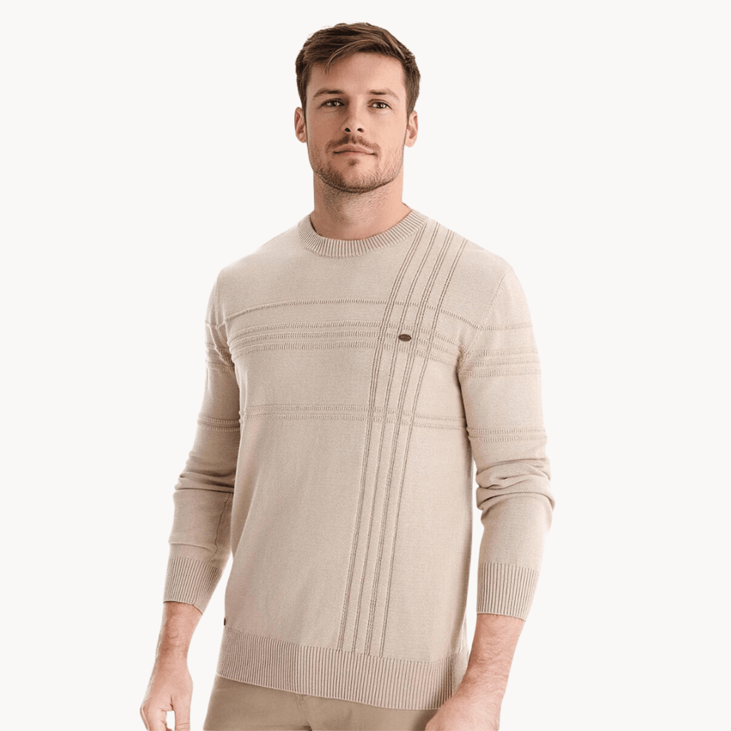 Gabriel | Herrenpullover im Rautenmuster
