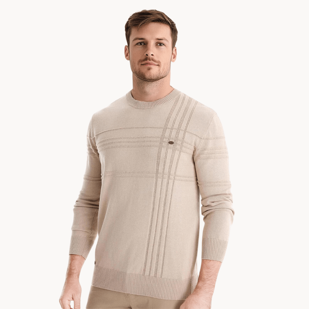 Gabriel | Herrenpullover im Rautenmuster