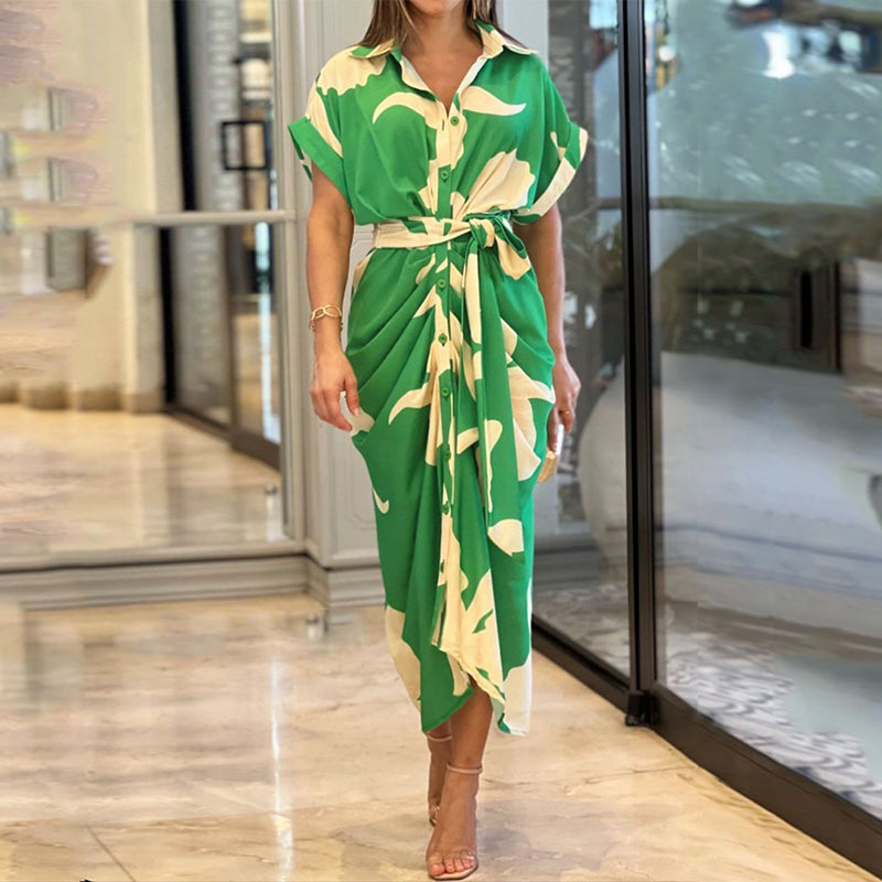Ferne | Ruffled Hem Dress